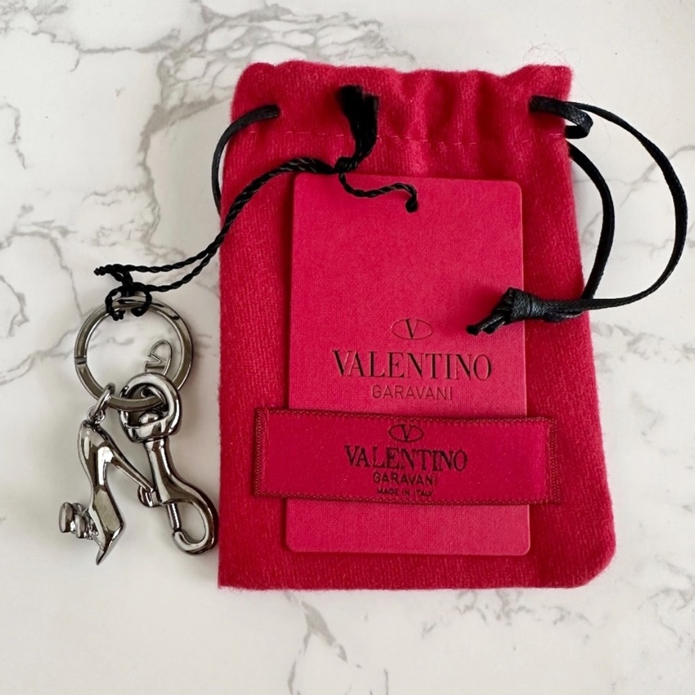 Valentino Garavani High Heel Shoe Bag Charm/Keychain - Picture 4 of 11
